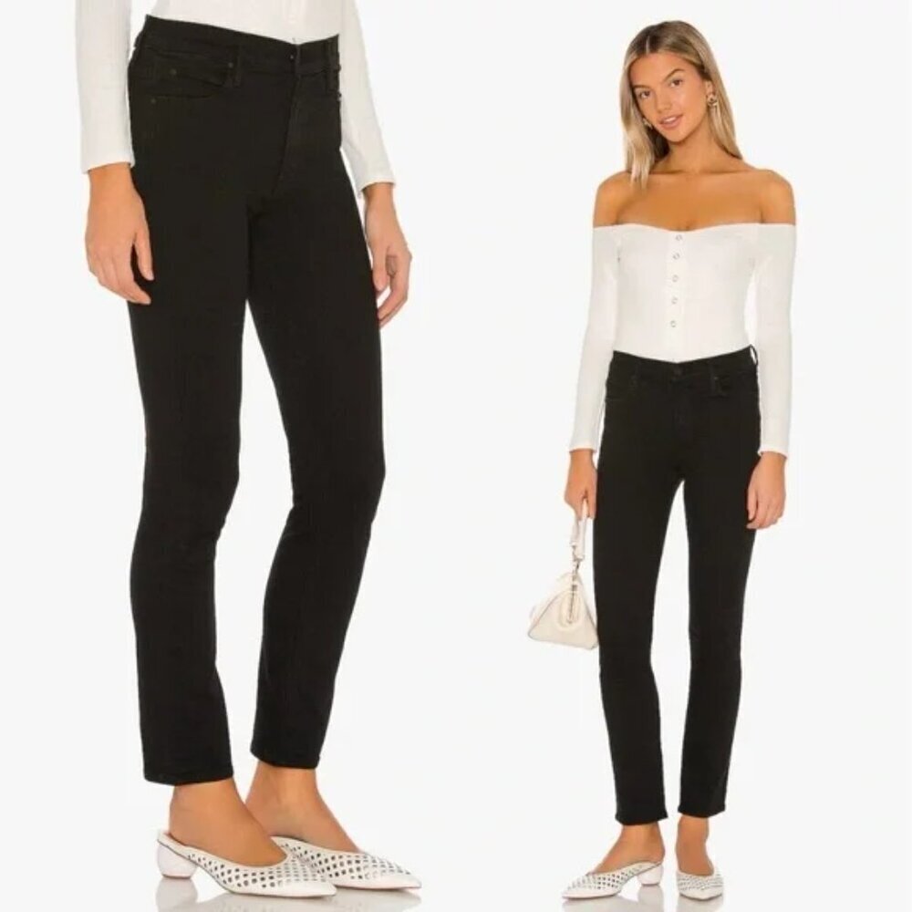 Mother The Mid Rise Dazzler Ankle Jeans in Not Guilty